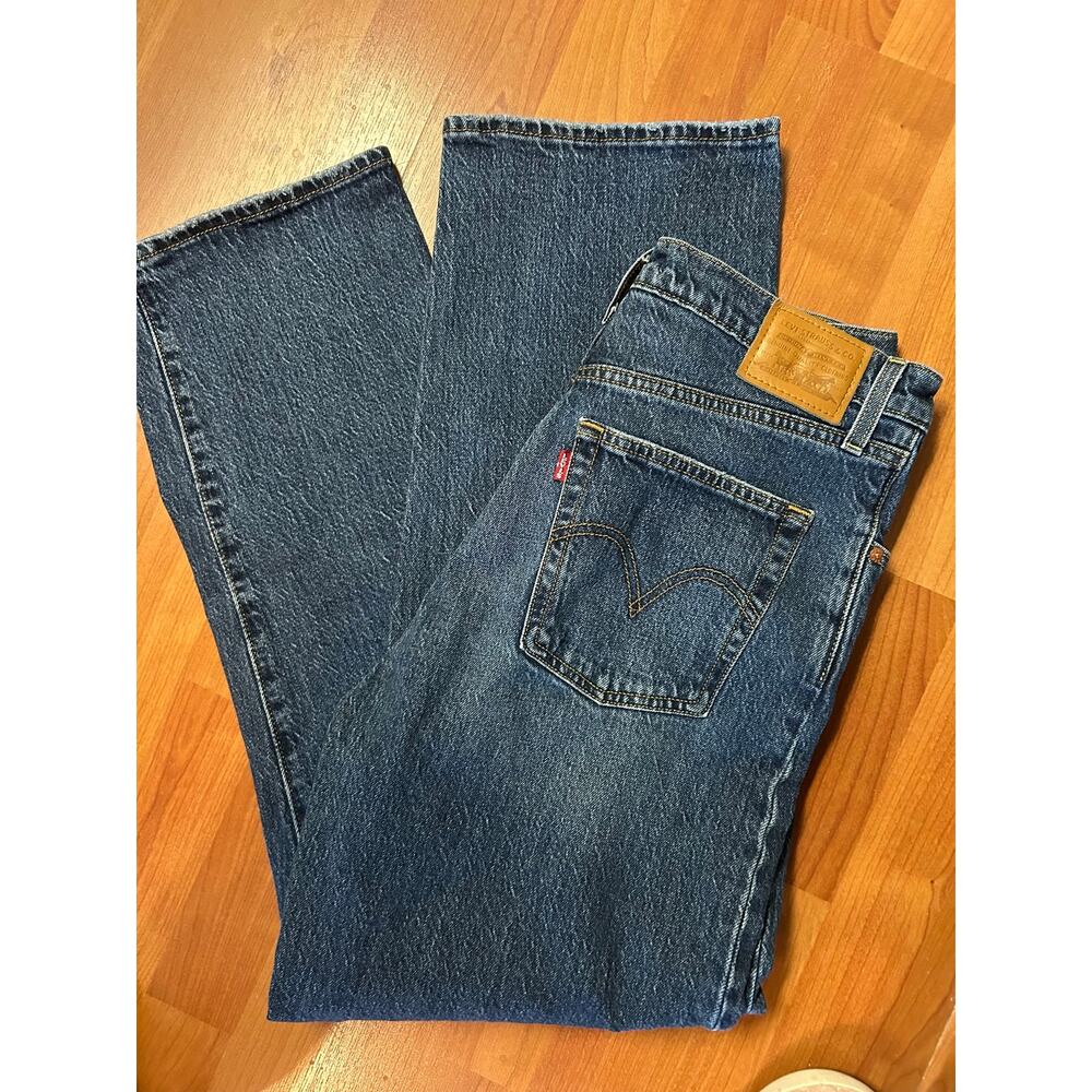 Levi’s Premium High Rise Straight Leg Jeans Size 30 - Picture 4 of 13